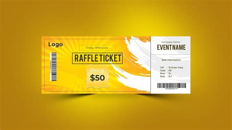 raffle ticket photoshop template|FREE Raffle Ticket Templates in Adobe Photoshop (PSD) .